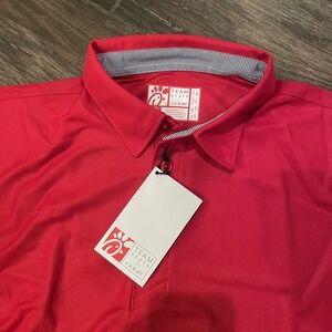 NWT Chick Fil-A Team Style Oobe Red Short Sleeve Polo Uniform Shirt Size XXL 2XL